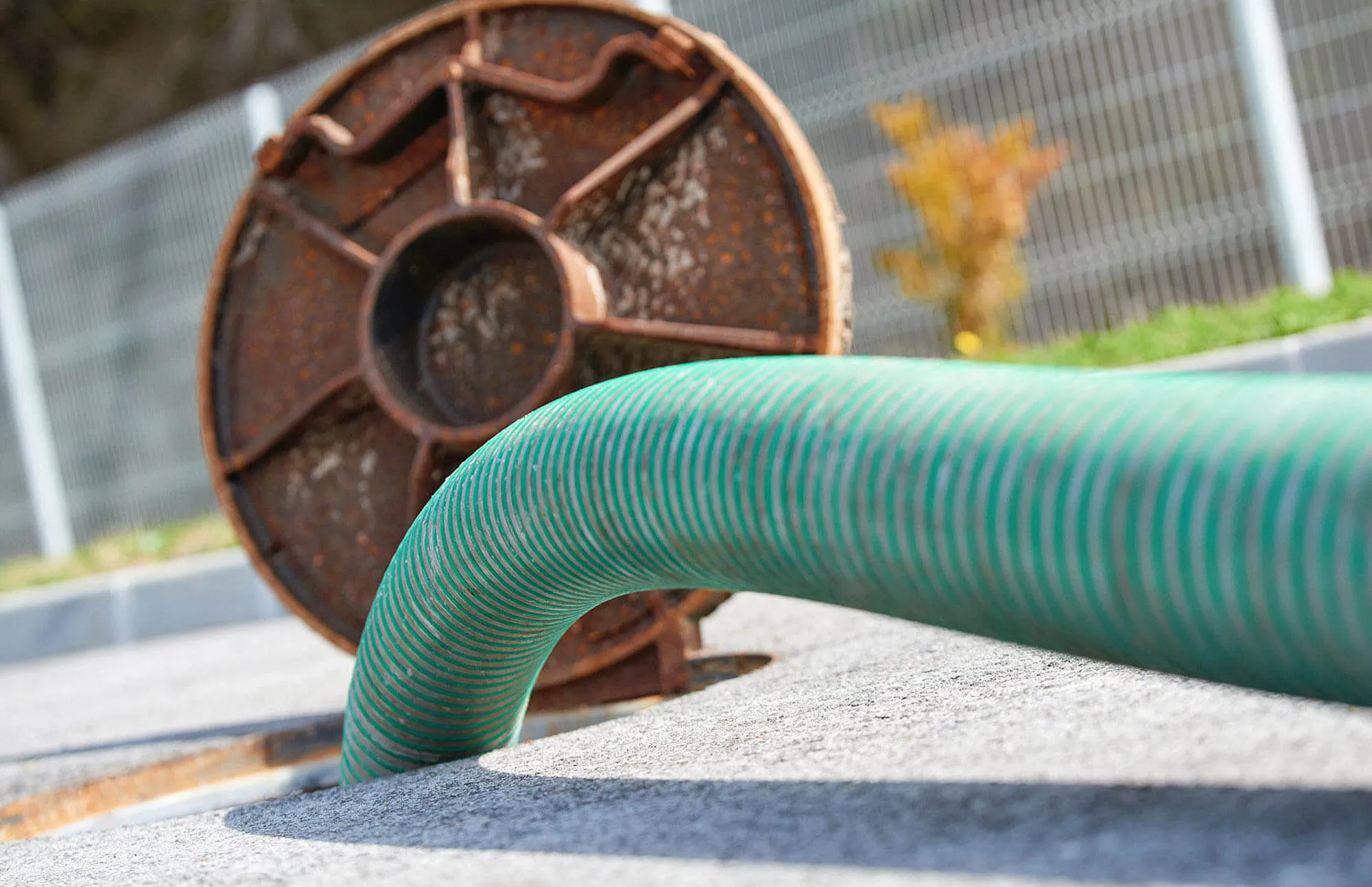 green pipework